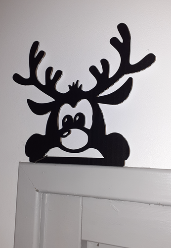 Décoration de porte - Noël